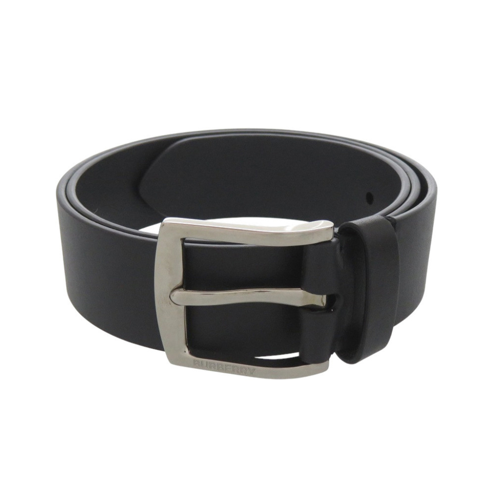 Burberry Leather Belt, Black, 0709BURBERRY Men's Belt
